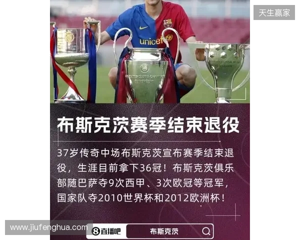 特尔施特根社媒祝贺布斯克茨:以一座冠军结束征程,太棒了 特尔施特根社媒祝贺布斯克茨:以一座冠军结束征程,太棒了