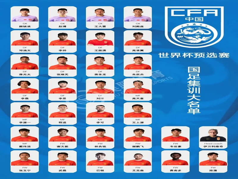 北青谈国足名单年龄结构:30岁+老将有11名,老中青各占一定比例